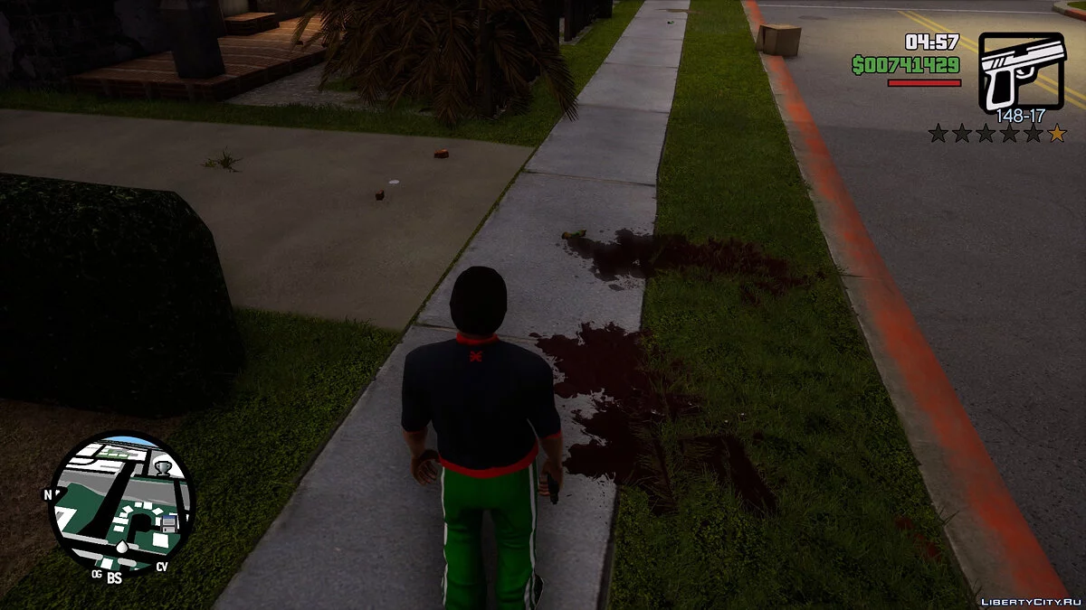 Textura de sangre de calidad / GTA San Andreas: La Edición Definitiva