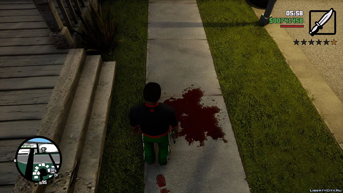 Textura de sangre de calidad / GTA San Andreas: La Edición Definitiva