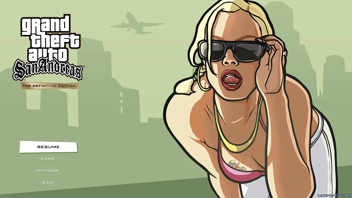 Класичний шрифт [GTA 3, VC, SA] / GTA San Andreas: The Definitive Edition