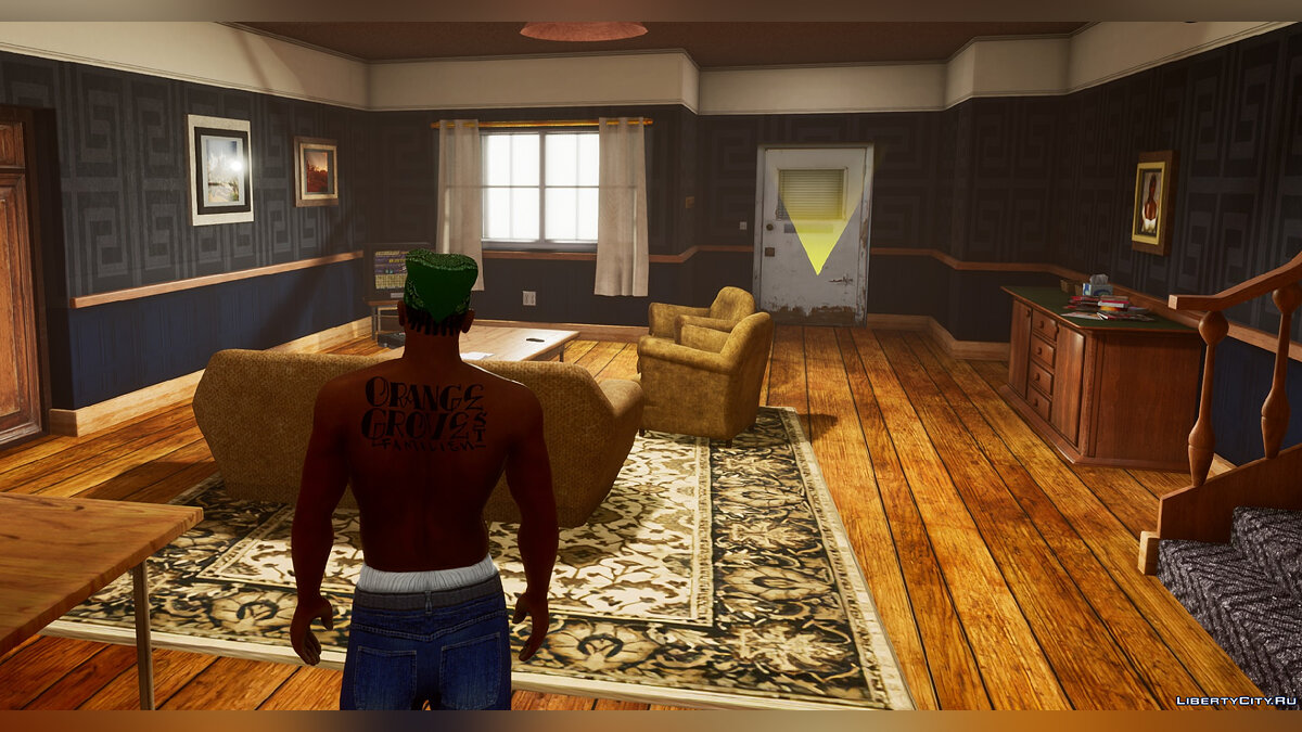 Download PS5 in CJ's house for GTA San Andreas: The Definitive Edition