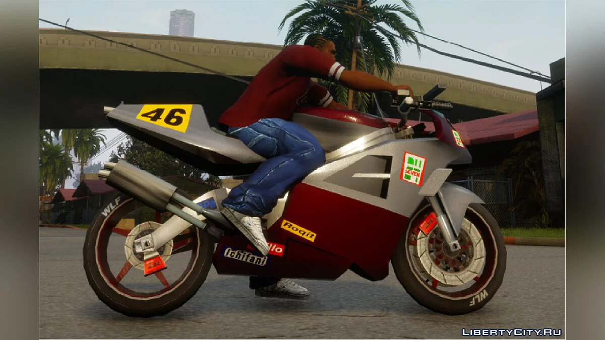 Correct upscale of two-wheeled vehicles / GTA San Andreas: The Definitive Edition