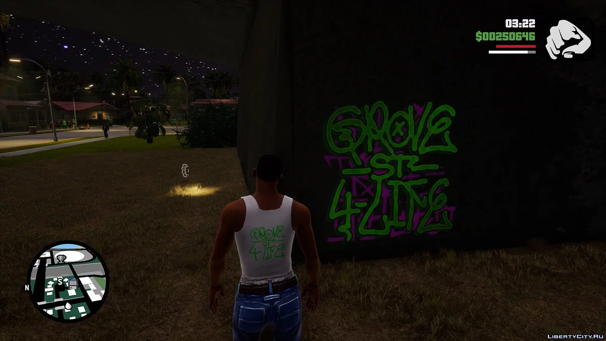 Ретекстур графіті Grove Street / GTA San Andreas: The Definitive Edition