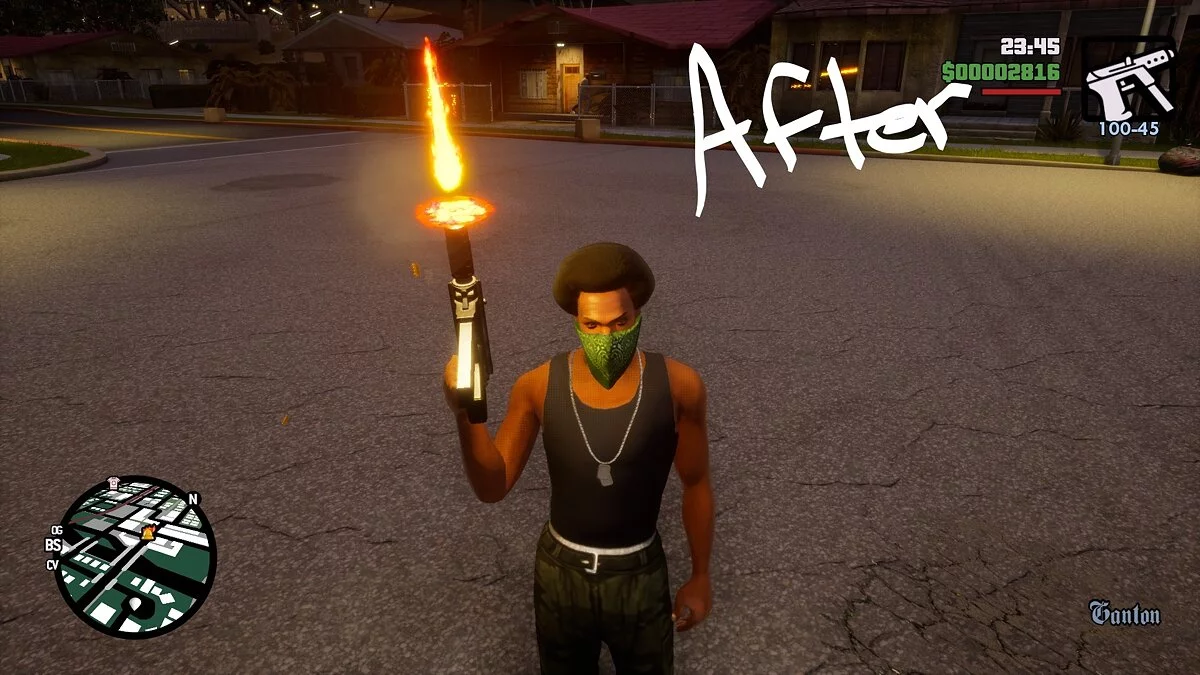 Improved muzzle flash / GTA San Andreas: The Definitive Edition