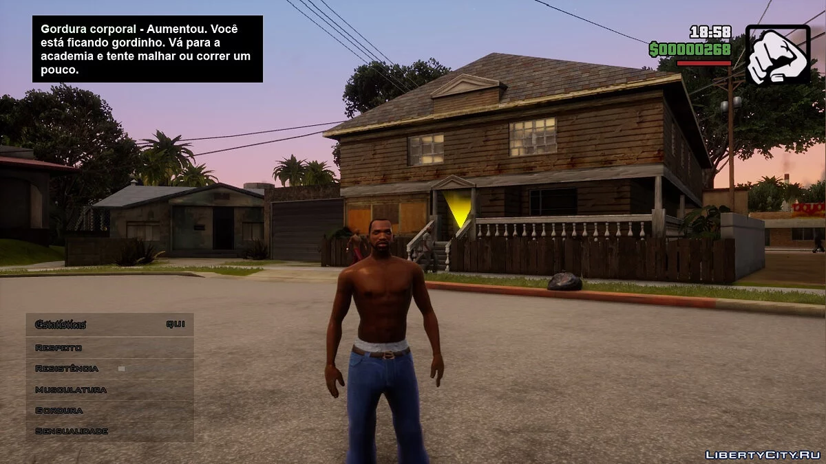 Textura de Torso Aprimorada V1.0 / GTA San Andreas: The Definitive Edition