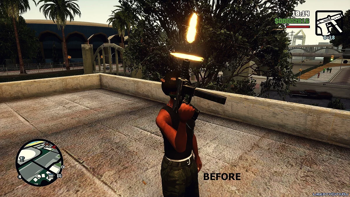 Amélioration des traces de pneus et du feu de bouche / GTA San Andreas : L'Édition Ultime