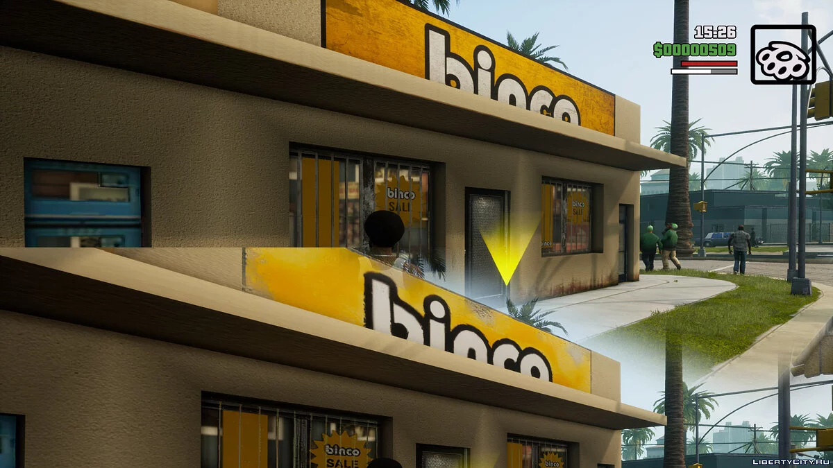 Binco 1.1 的改进纹理 / GTA圣安地列斯:终极版