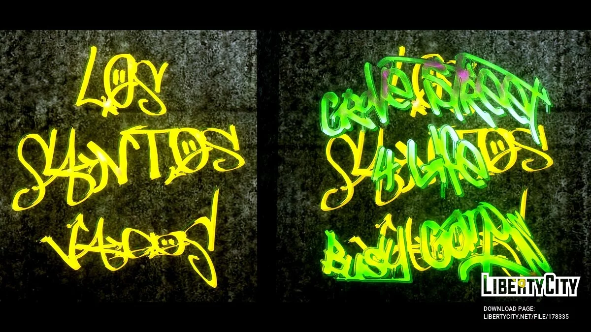 Graffitis de gangs améliorés / GTA San Andreas : L'Édition Ultime