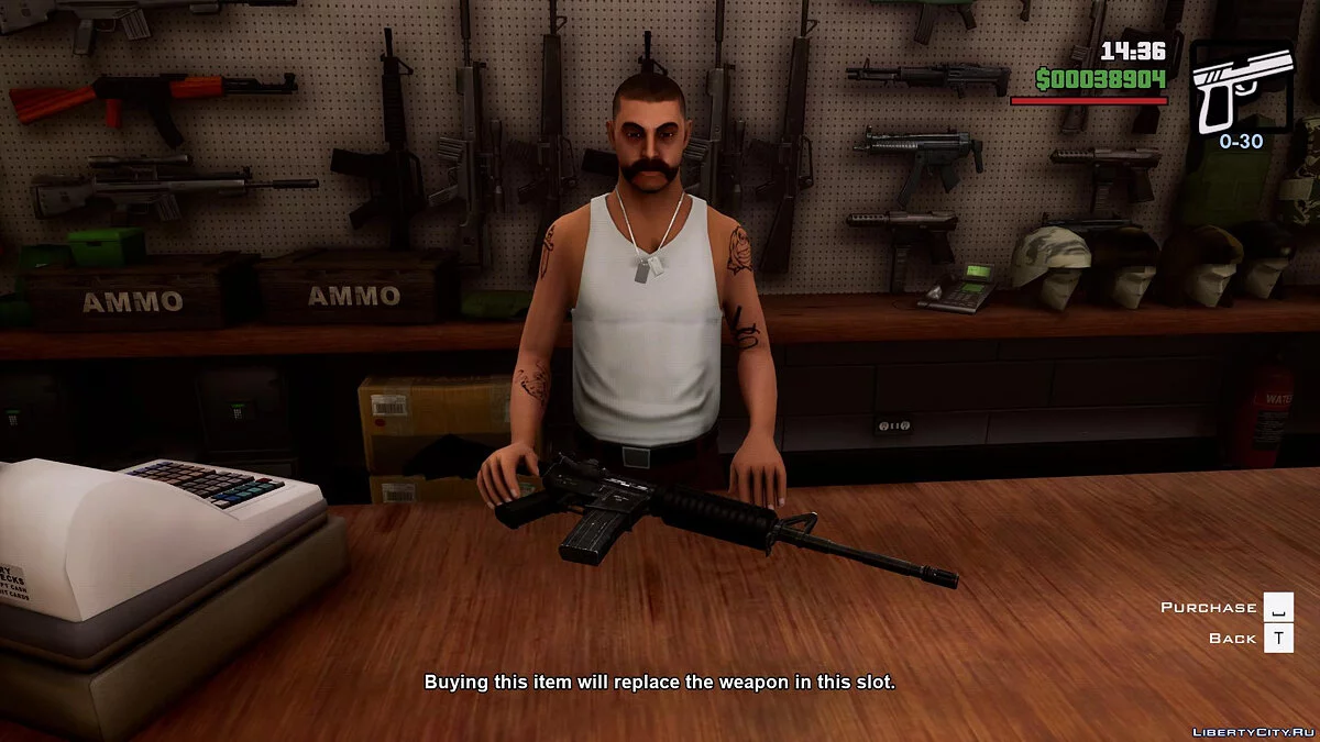 GTA 4 Weapons Pack / GTA San Andreas: The Definitive Edition