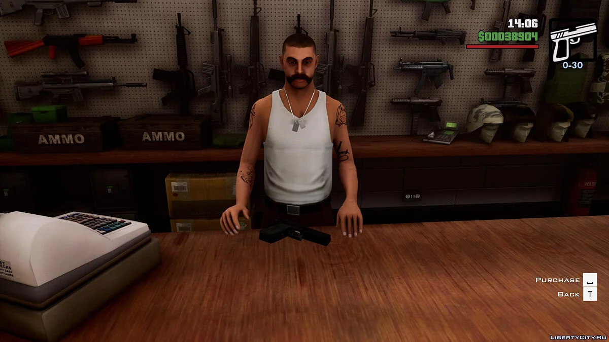 GTA 4 Weapons Pack / GTA San Andreas: The Definitive Edition