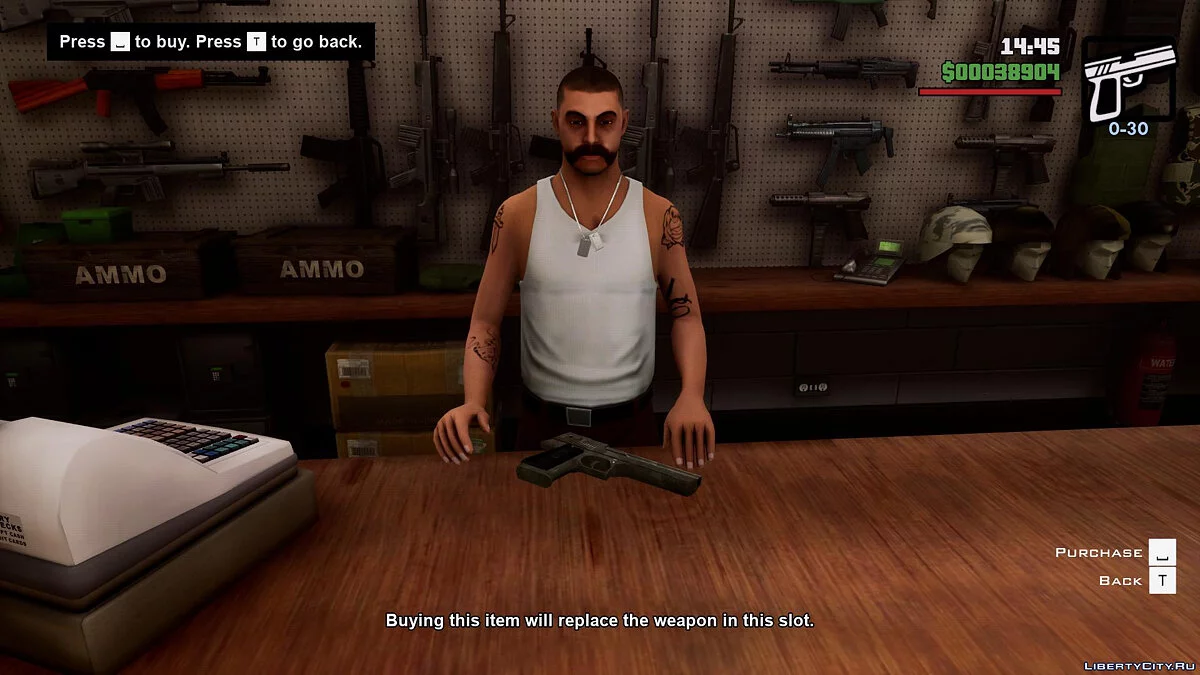 GTA 4 Weapons Pack / GTA San Andreas: The Definitive Edition