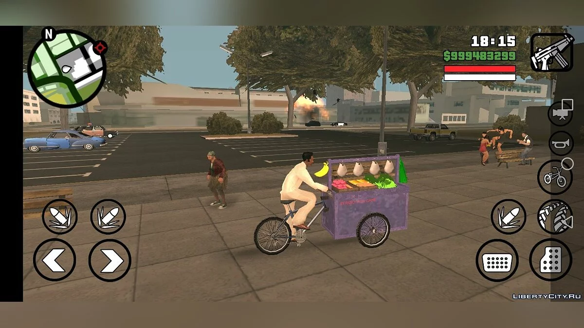 Chariot de légumes uniquement DFF / GTA San Andreas (iOS, Android)
