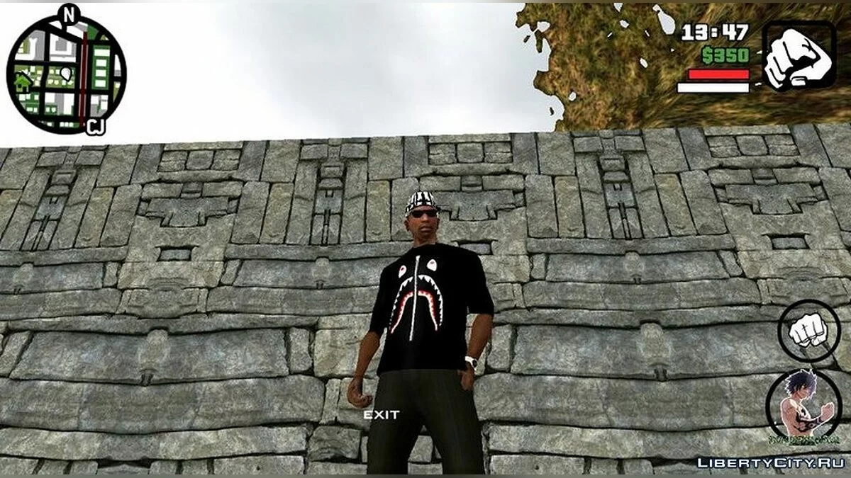 Bape Shark T-Shirt / GTA San Andreas (iOS, Android)