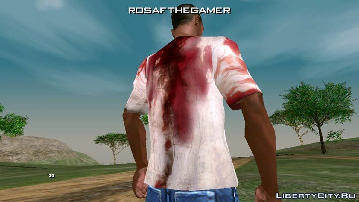 Bloodstained T-Shirt / GTA San Andreas (iOS, Android)