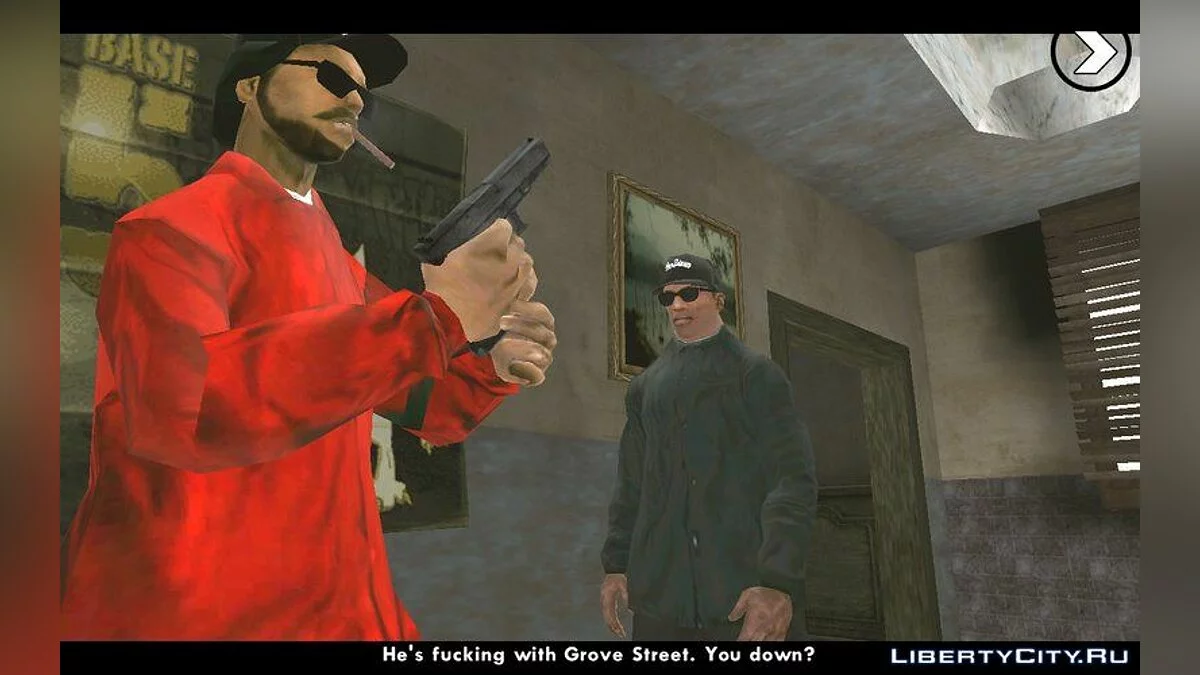 Red Shirt for Ryder / GTA San Andreas (iOS, Android)
