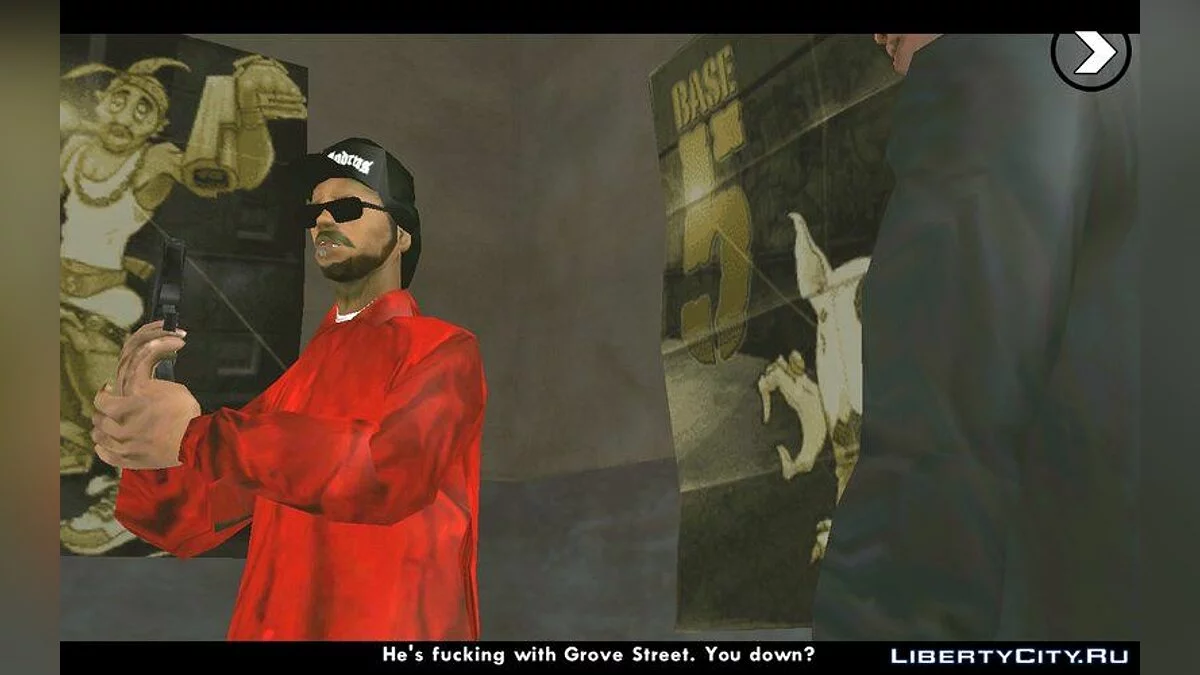 Red Shirt for Ryder / GTA San Andreas (iOS, Android)