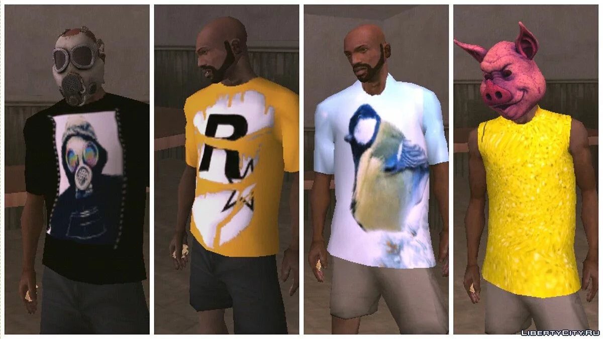 Grande collection de vêtements / GTA San Andreas (iOS, Android)