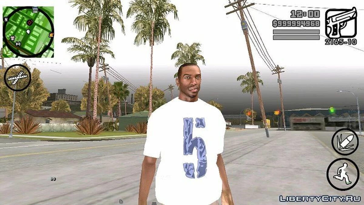 Пак футболок високої якості / GTA San Andreas (iOS, Android)