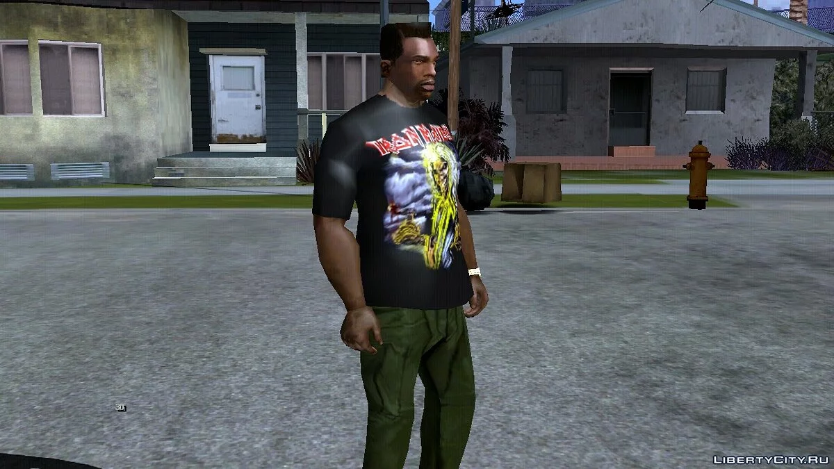 Black Iron Maiden T-Shirt / GTA San Andreas (iOS, Android)