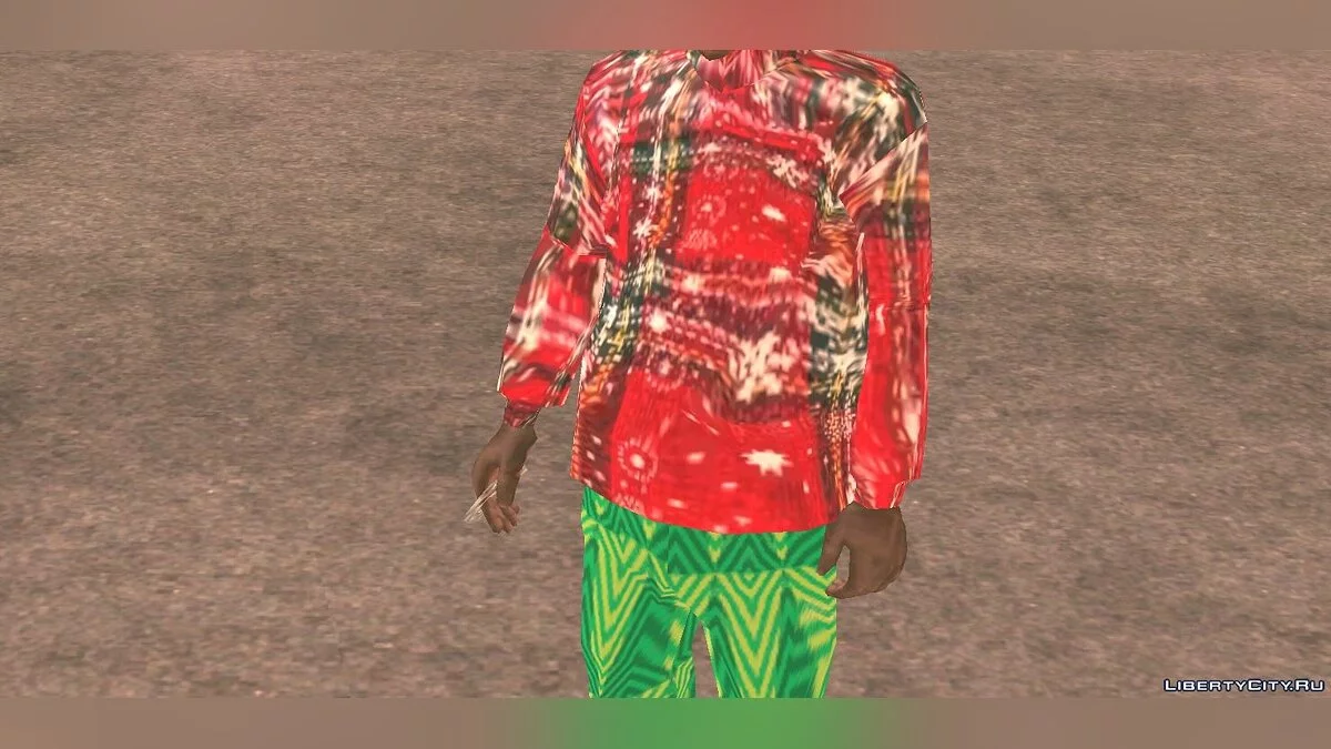 Ropa navideña para CJ / GTA San Andreas (iOS, Android)