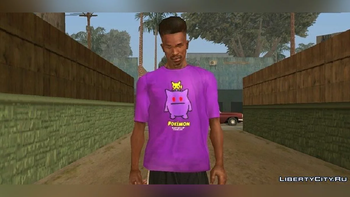 تي شيرتات بوكيمون لكارل / GTA سان أندرياس (iOS، أندرويد)