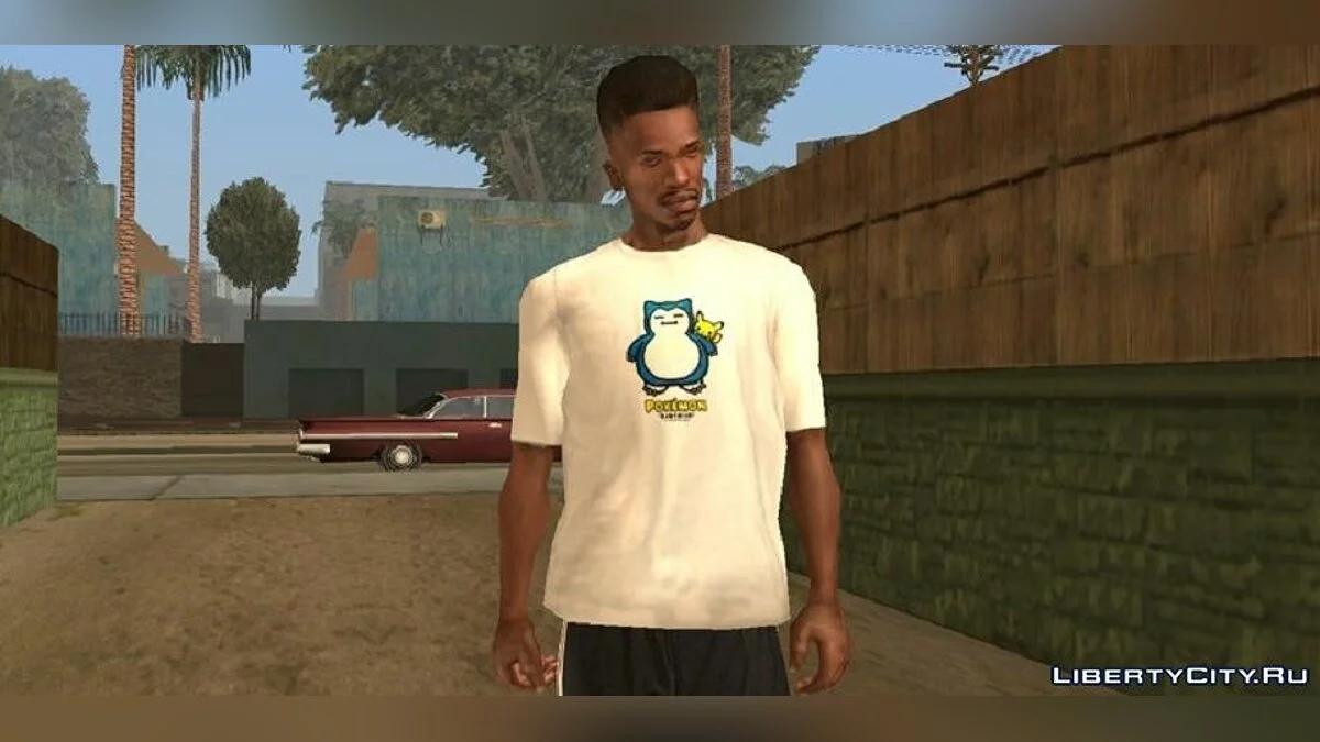 تي شيرتات بوكيمون لكارل / GTA سان أندرياس (iOS، أندرويد)