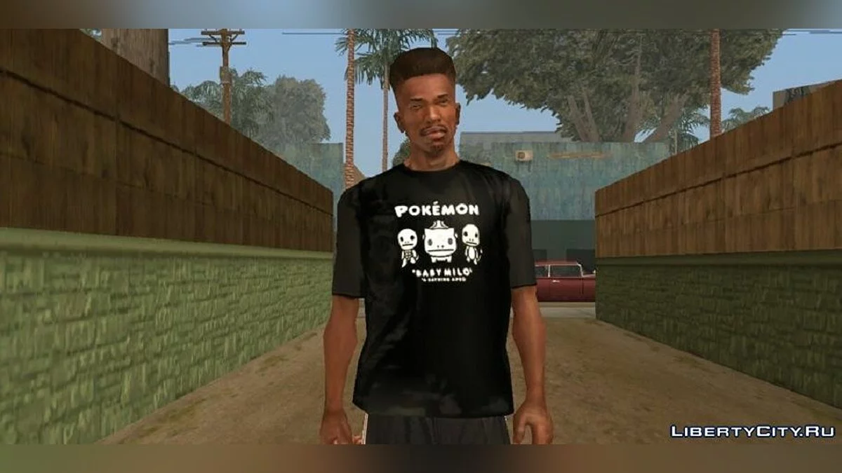 تي شيرتات بوكيمون لكارل / GTA سان أندرياس (iOS، أندرويد)
