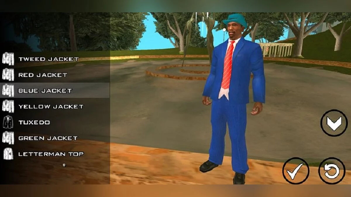 Набор костюмов / GTA San Andreas (iOS, Android)