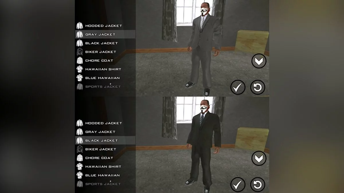 服装合集 / GTA San Andreas (iOS, Android)