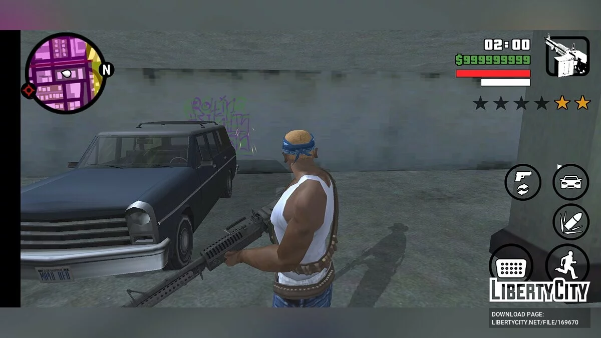 Bill Rizer Outfit from Contra / GTA San Andreas (iOS, Android)