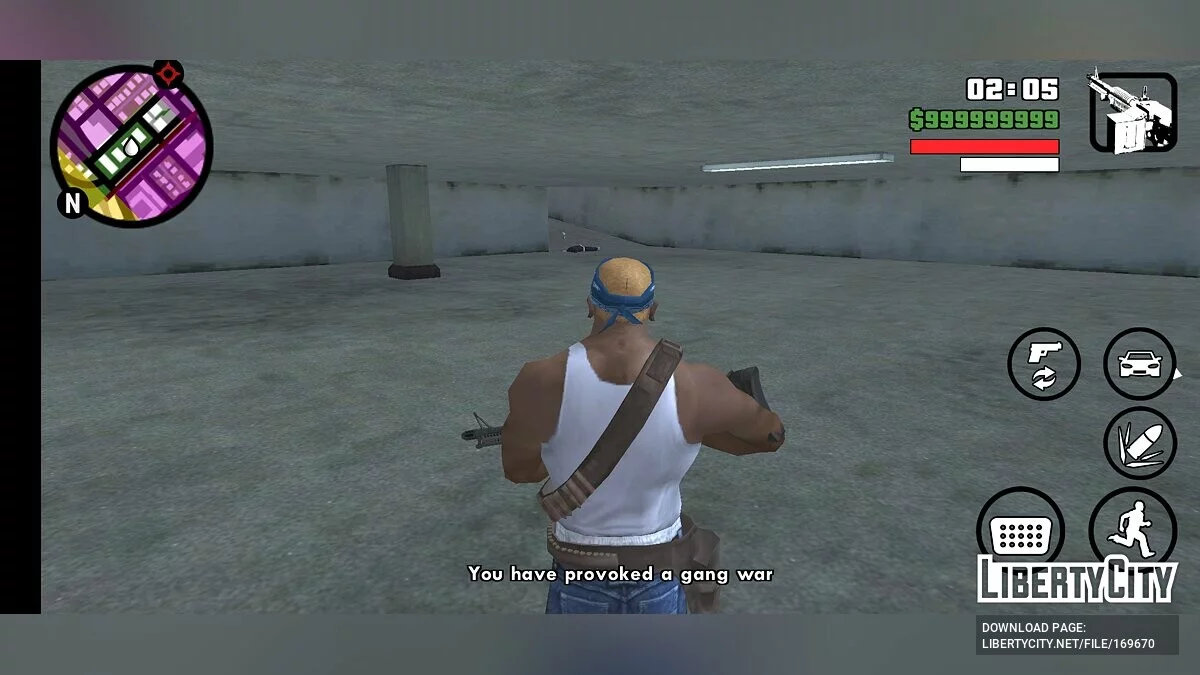 Bill Rizer Outfit from Contra / GTA San Andreas (iOS, Android)
