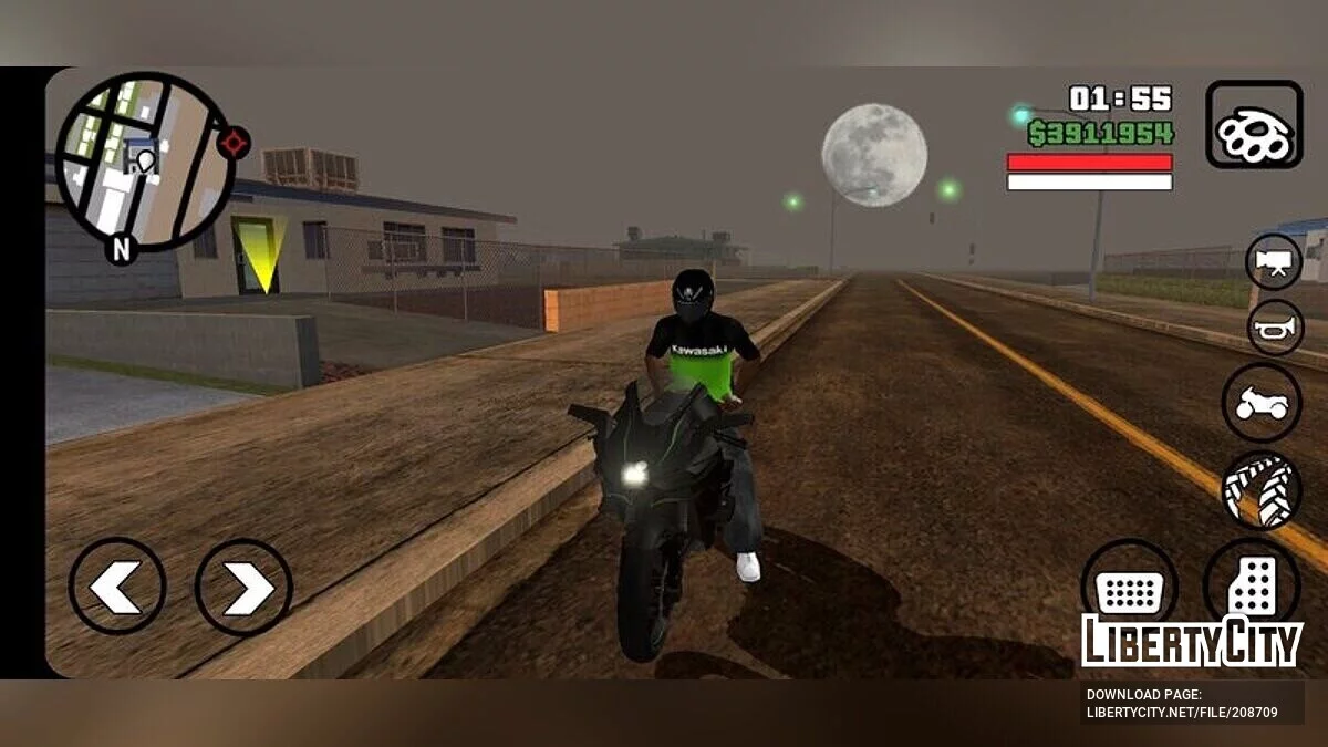 T-Shirt Kawasaki / GTA San Andreas (iOS, Android)