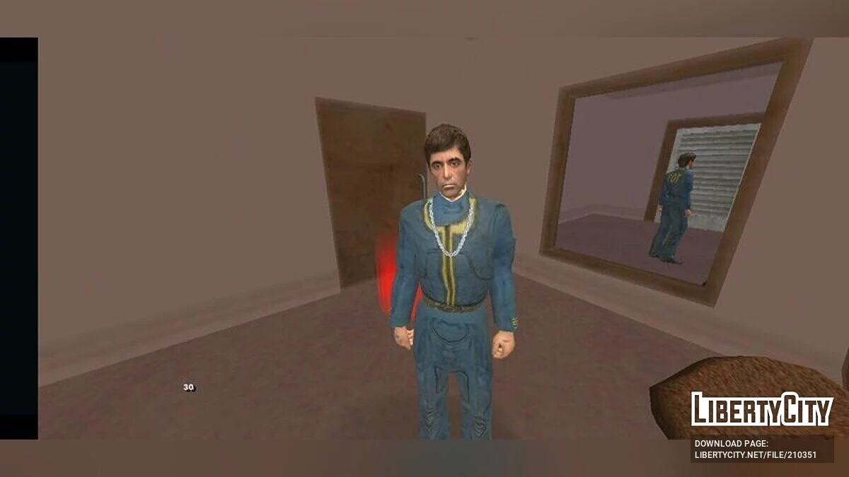 Vault 101 Costume From Fallout 3 / GTA San Andreas (iOS, Android)