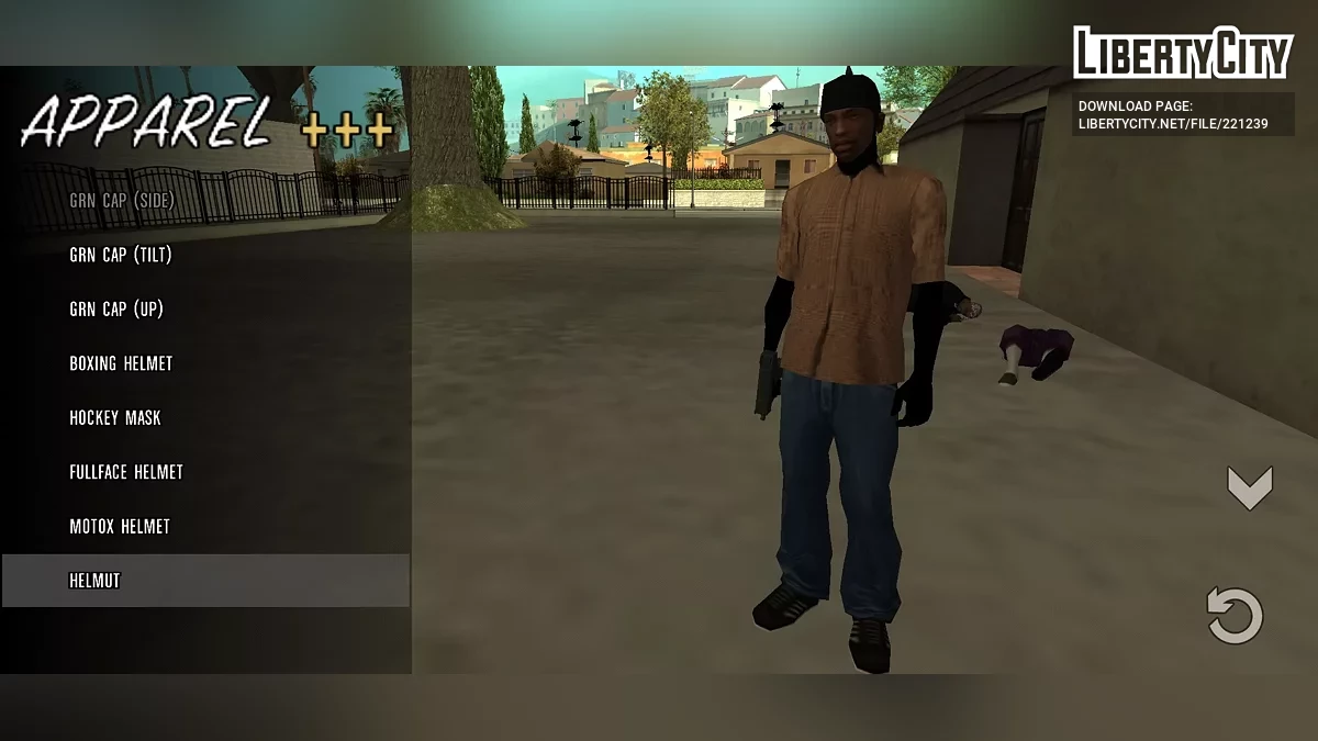 Vêtements des personnages pour CJ / GTA San Andreas (iOS, Android)