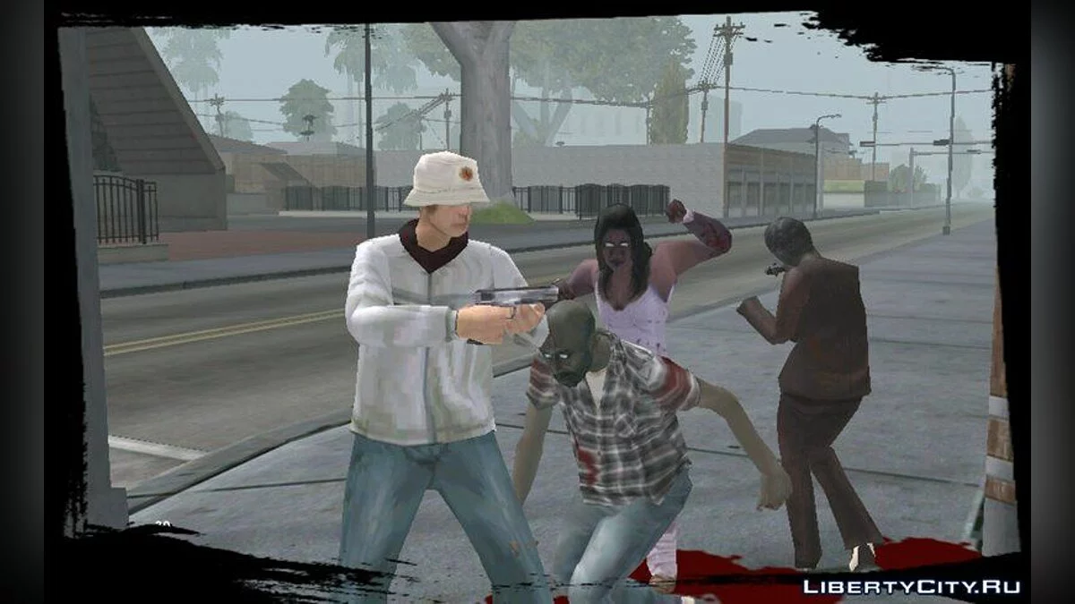 Zombie Mod для Android v1.5 / GTA San Andreas (iOS, Android)