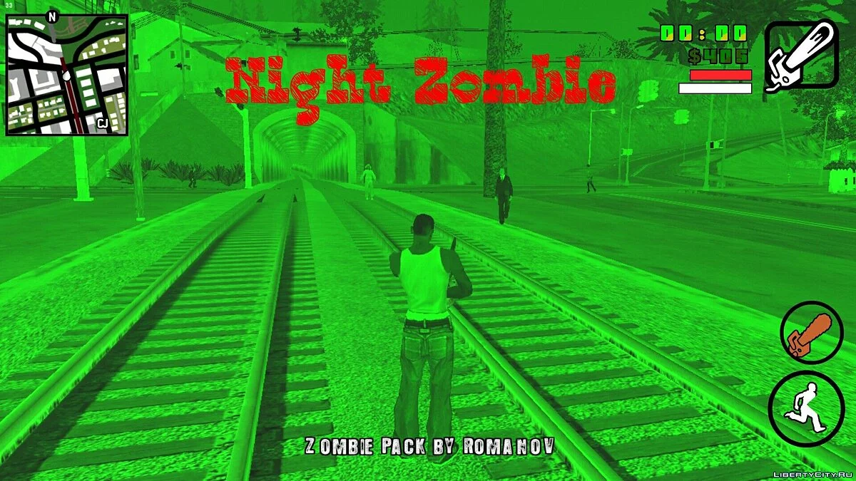 Zombie de Nuit (bêta 0.1) / GTA San Andreas (iOS, Android)