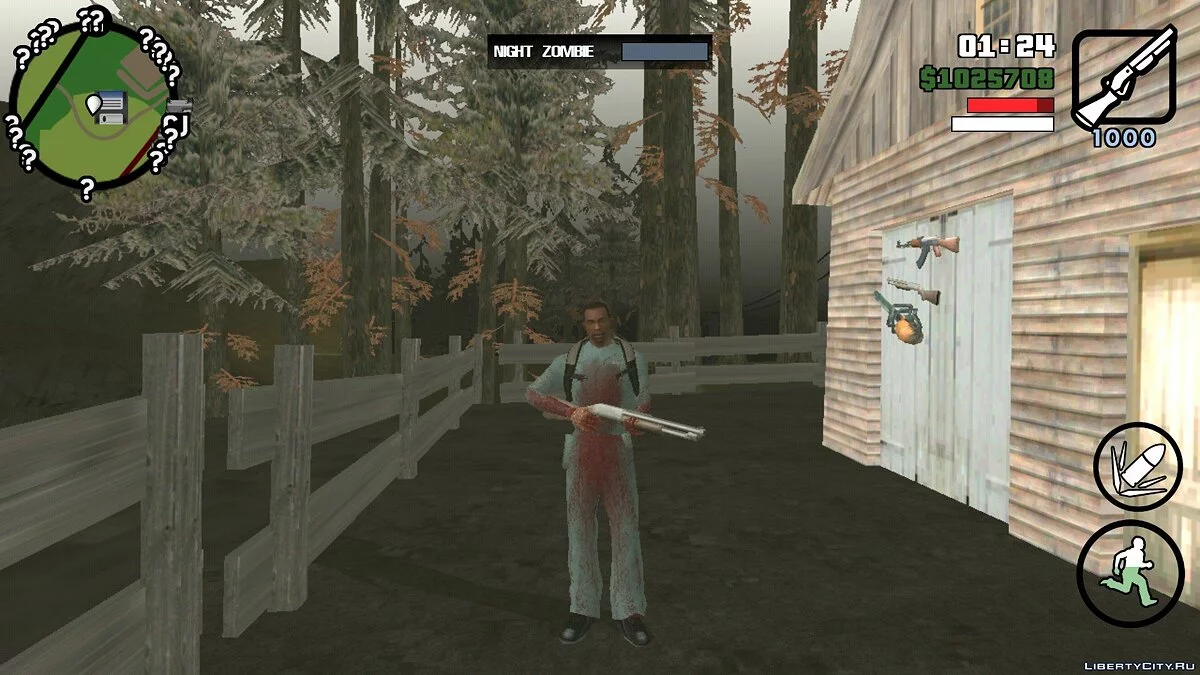 Zumbi Noturno 0.4 (beta) / GTA San Andreas (iOS, Android)