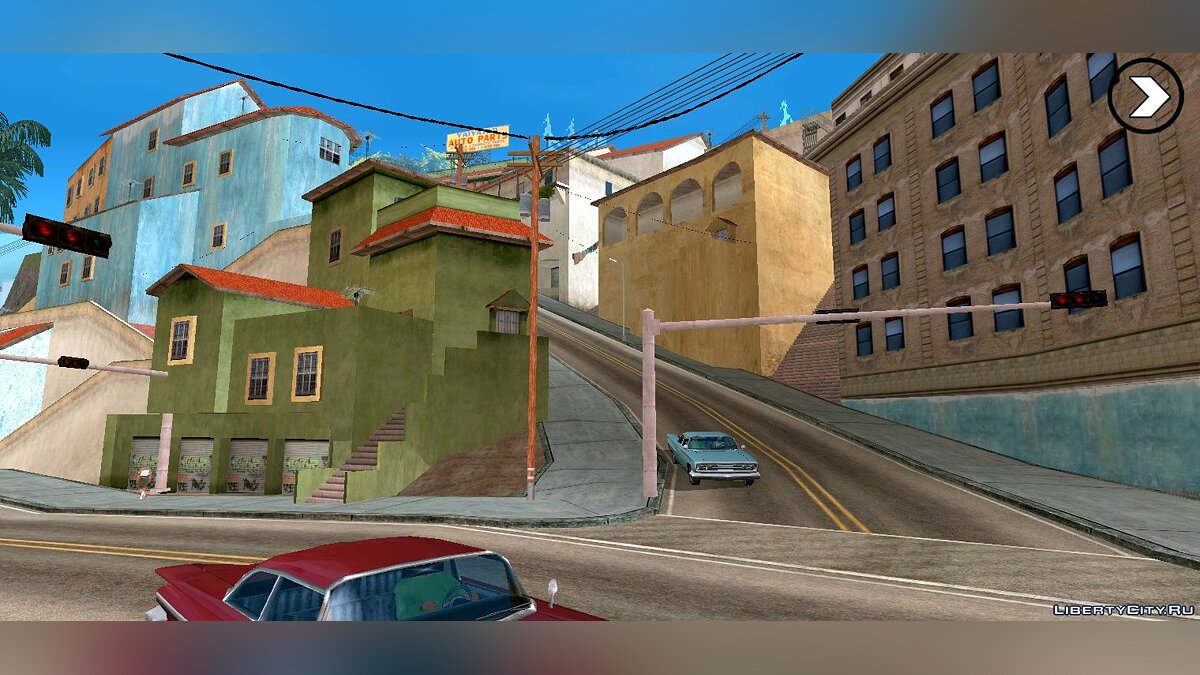 Скачать Rosa Project: HD текстуры для Лос-Сантоса для GTA San Andreas (iOS, Android)