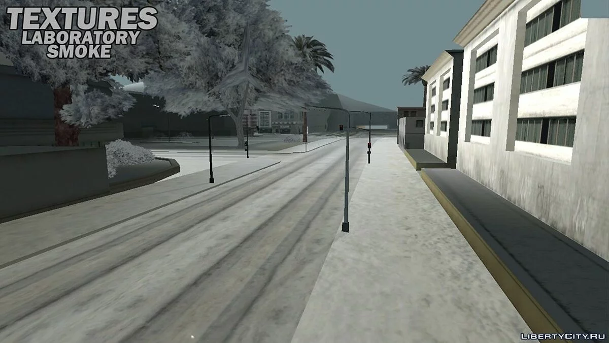 Зимові текстури по всьому штату / GTA San Andreas (iOS, Android)