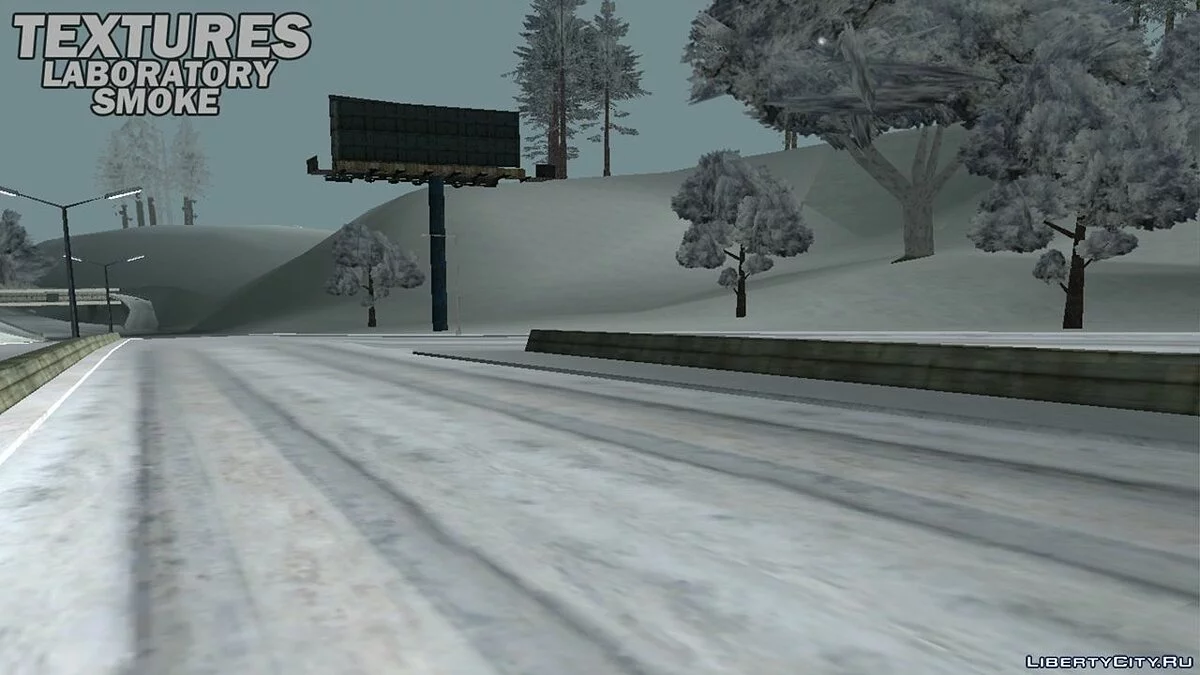 Зимові текстури по всьому штату / GTA San Andreas (iOS, Android)