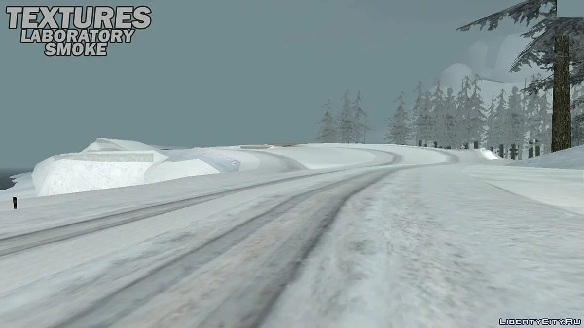 Зимові текстури по всьому штату / GTA San Andreas (iOS, Android)
