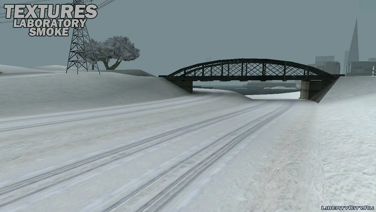 Зимові текстури по всьому штату / GTA San Andreas (iOS, Android)