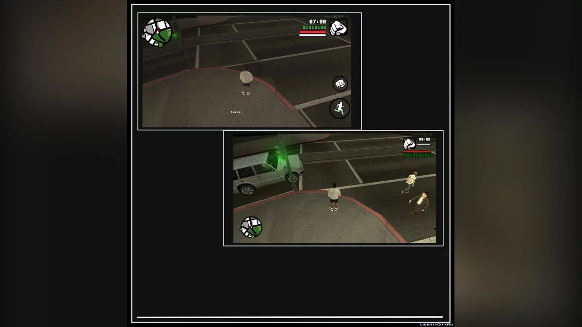 GTA SA Classic v1.7 - PC game atmosphere in GTA SA Mobile / GTA San Andreas (iOS, Android)