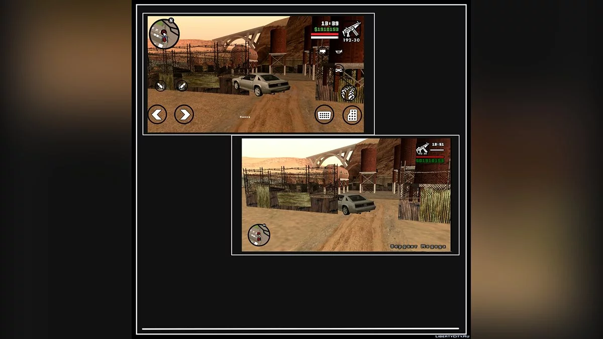 GTA SA Classic v1.7 - PC game atmosphere in GTA SA Mobile / GTA San Andreas (iOS, Android)