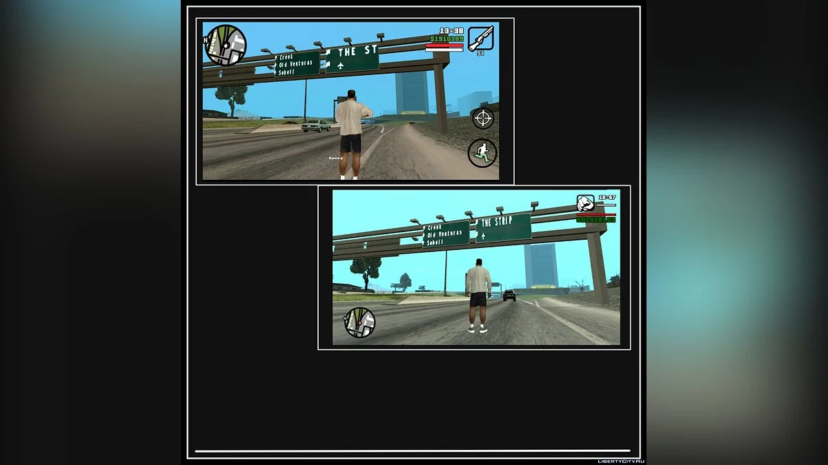 GTA SA Classic v1.7 - PC game atmosphere in GTA SA Mobile / GTA San Andreas (iOS, Android)
