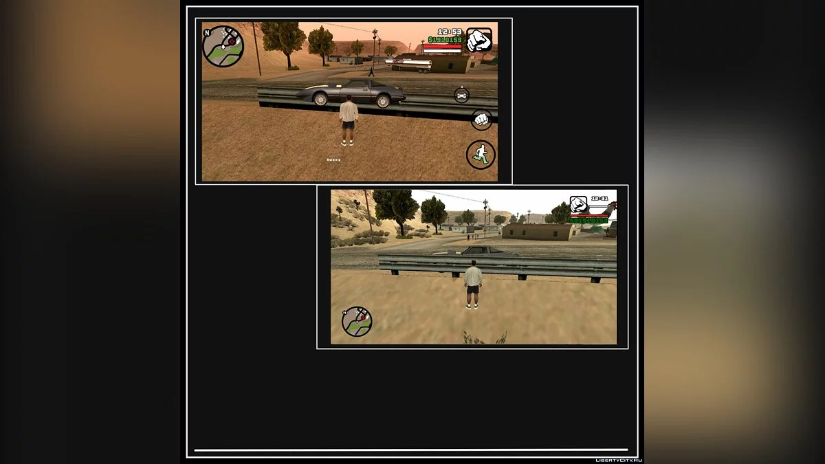GTA SA Classic v1.7 - PC game atmosphere in GTA SA Mobile / GTA San Andreas (iOS, Android)