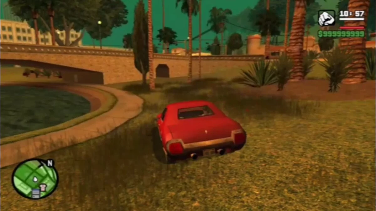 Interface como no PlayStation 2 / GTA San Andreas (iOS, Android)