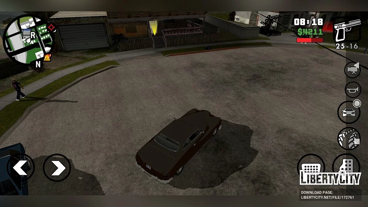 HD مجموعة تعديلات / GTA سان أندرياس (iOS، أندرويد)