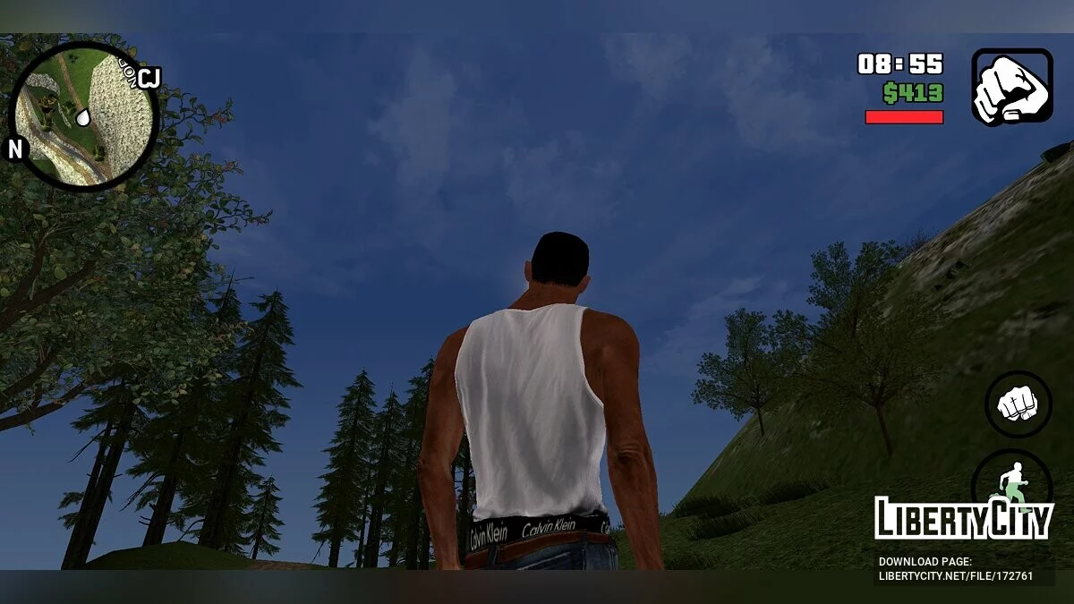 HD مجموعة تعديلات / GTA سان أندرياس (iOS، أندرويد)