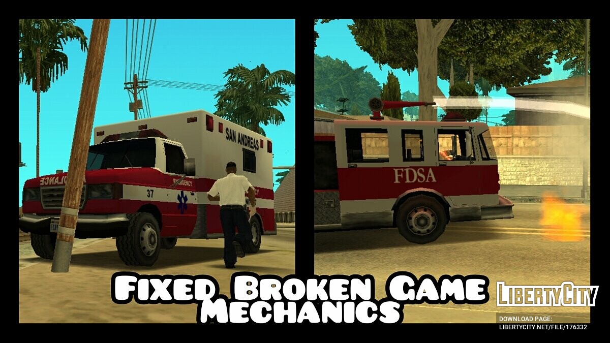 Download San Andreas Mobile Fixes for GTA San Andreas (iOS, Android)