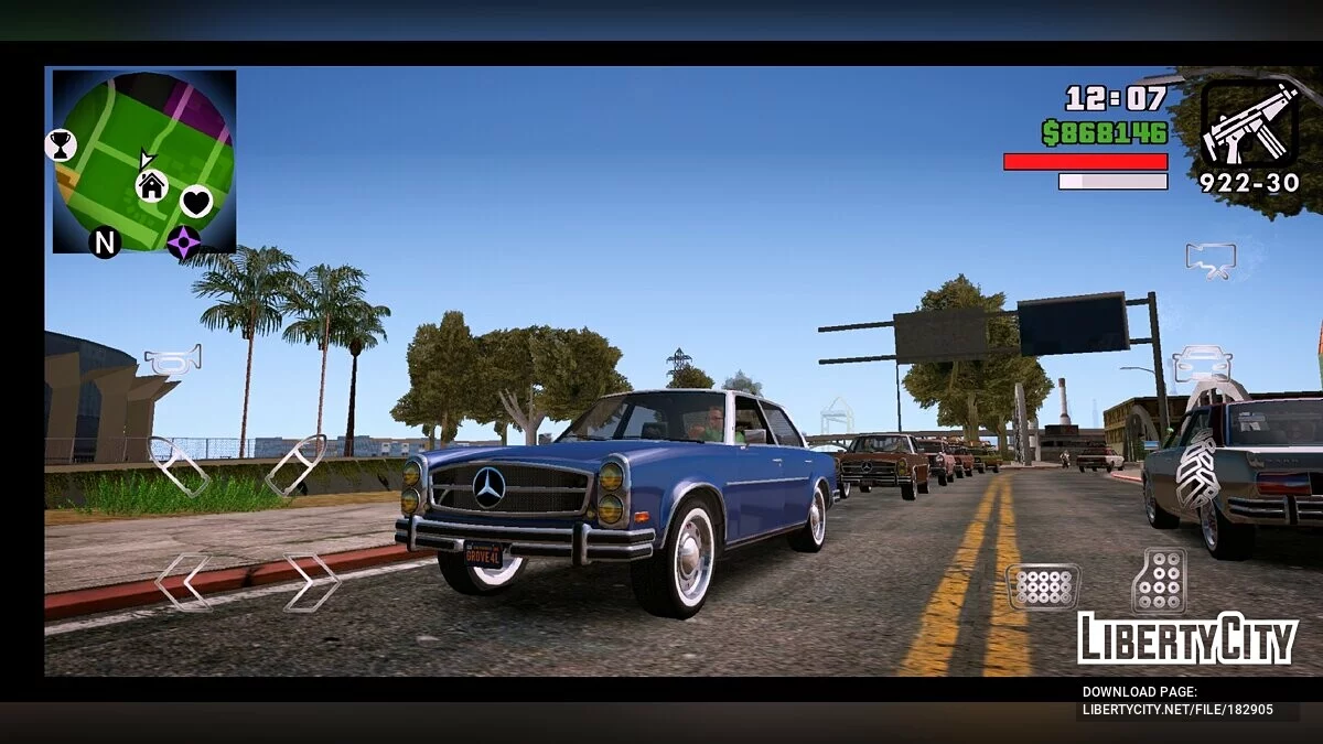Project 5 - GTA 5 Style Modpack / GTA San Andreas (iOS, Android)